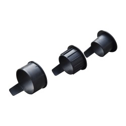 Aurinkovarjon jalusta 25 kg sementtipohja musta, 3 adapteria (35/38/48 mm)