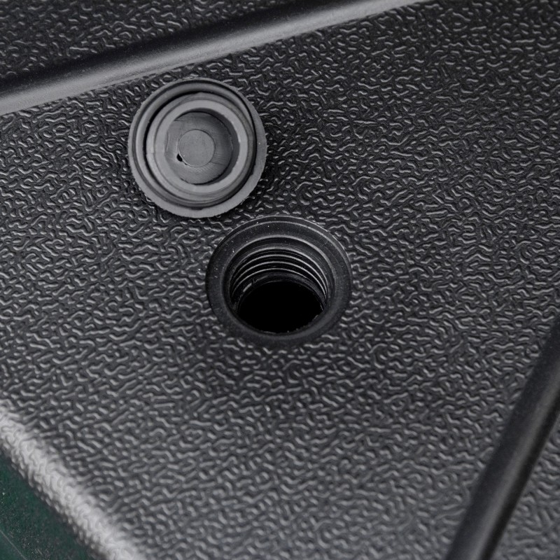 Täytettävä aurinkovarjon jalka 40 kg, musta, HDPE, Ø60 cm, 38/48 mm varjoputkelle, parveke/terassi/puutarha