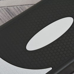 Aerobic-porras 3-tasoinen korkeussäädettävä 80 x 31 x 20 cm musta-harmaa muovi