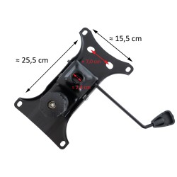 Säädettävä toimistotuolin istuinmekanismi keinumistoiminnolla ja painonsäädöllä