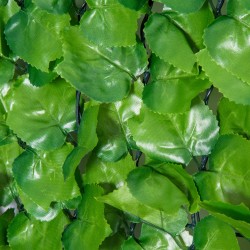 Keinotekoinen vaahteranlehtinen näkösuoja-aita, UV-suojattu muovi, vaaleanvihreä, 300 x 100 cm