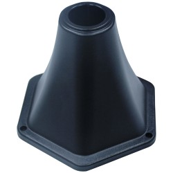 Aurinkokäyttöinen puutarhavalaisin 189 cm, 3 varjostinta, istutusruukkujalkainen, IP44, musta