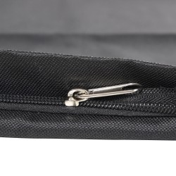 Terassi- ja aurinkovarjon suojapussi 200x50/80 cm, 600D Oxford, vedenpitävä, musta