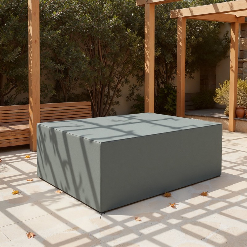 Puutarhakalusteiden suojapeite Oxford-kangas 275 x 205 x 90 cm tummanharmaa