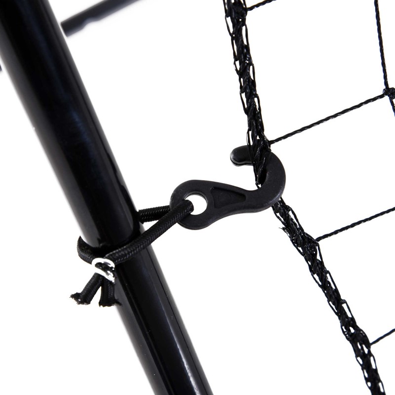 Baseball heittoseinä / palautusverkko, säädettävä, metallirunko, vihreä kohdealue, 174 x 123 x 90 cm