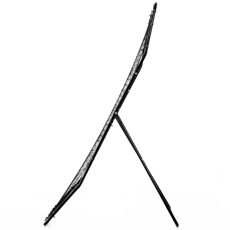 Baseball heittoseinä / palautusverkko, säädettävä, metallirunko, vihreä kohdealue, 174 x 123 x 90 cm