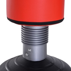 Säädettävä vapaasti seisova nyrkkeilysäkki jousituksella, punamusta 158–186 cm