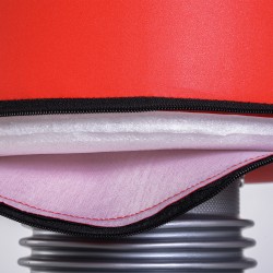 Säädettävä vapaasti seisova nyrkkeilysäkki jousituksella, punamusta 158–186 cm