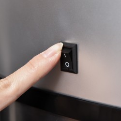 Automaattinen roska-astia 48 l liiketunnistimella, ruostumaton teräs, hopea