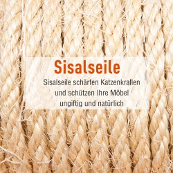 Raapimis- ja kiipeilypuu kissoille, monitasoinen, 2 piilopaikkaa, tikkaat, sisal-tolpat, plyysi, harmaa 49 x 49 x 173 cm