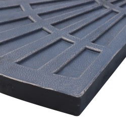 2-osainen painolevysarja terassi- ja pihavarjolle, pronssi, hartsimateriaali/metalli, n. 28 kg, 66 x 47 x 4,2 cm