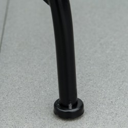 Pyöreä mosaiikkipuutarhapöytä 60 cm, keramiikka ja metalli, vihreä/beige/valkoinen