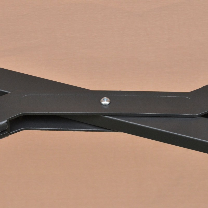 Khakinvärinen ovaali terassi- ja puutarhavarjo LED-valoilla 440 x 260 cm