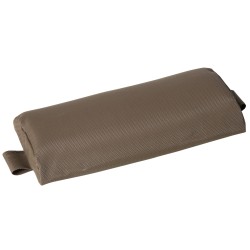 Kokoontaitettava aurinkotuoli / puutarhatuoli, säädettävä selkänoja, metalli ja Texteline, ruskea/hopea, 137 x 63,5 x 100,5 cm