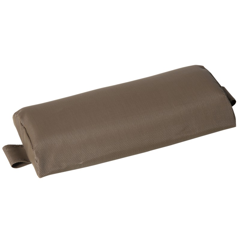 Kokoontaitettava aurinkotuoli / puutarhatuoli, säädettävä selkänoja, metalli ja Texteline, ruskea/hopea, 137 x 63,5 x 100,5 cm