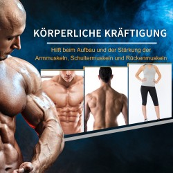 Kuusikulmainen kumipäällysteinen käsipaino 17,5 kg, metalli/kumi, musta