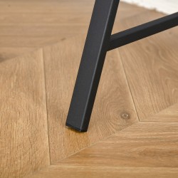 Työpöytä ja tietokonepöytä hyllyllä ja kaapeliläpiviennillä, musta, metalli/MDF, 84 x 45 x 85 cm