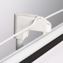 Projektorikangas 4:3, 84", 171 x 131 cm, valkoinen, metallirungolla ja rullattavalla kotelolla