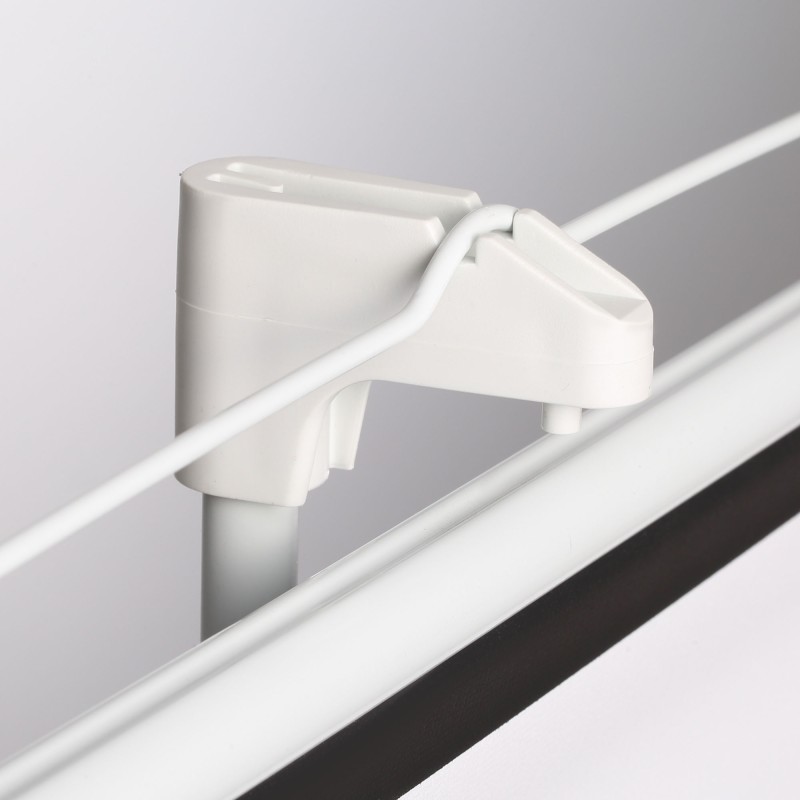 Projektorikangas 4:3, 84", 171 x 131 cm, valkoinen, metallirungolla ja rullattavalla kotelolla