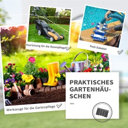 Metallinen pihavarasto 280x130x172 cm, 3,2 m², liukuovi, pulpettikatto, tummanvihreä