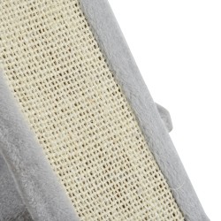 Kissan raapimispuu pienille kissoille 83 cm, sisalpylväs ja luolat, vaaleanharmaa