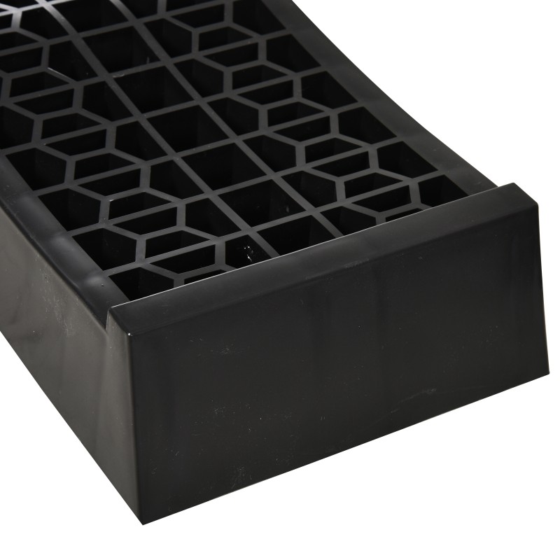 Ajosiltasarja autolle 2 kpl, muovi, max 3000 kg, musta