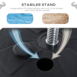 Säädettävä nyrkkeilypallosetti jalustalla 126–144 cm, nyrkkeilykäsineet ja pumppu, musta