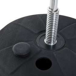 Säädettävä nyrkkeilypallosetti jalustalla 126–144 cm, nyrkkeilykäsineet ja pumppu, musta