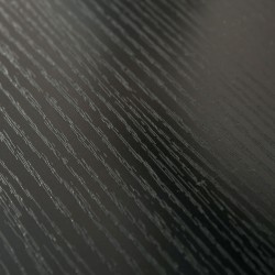 Säädettävä näytönkoroke kahdelle näytölle, MDF, musta, 80–117 x 23,5 x 10 cm