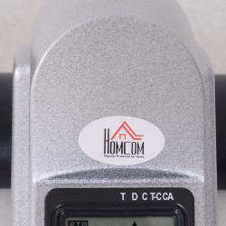 Mini-kuntopyörä käsille ja jaloille, LCD-näyttö, säädettävä vastus, kotiin ja toimistoon, 35 x 40 x 31 cm, hopea