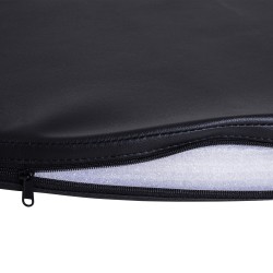 Tankotanssin turvamatto, pyöreä muovipinta Ø150 cm, paksuus 5 cm, musta