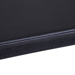 Tankotanssin turvamatto, pyöreä muovipinta Ø150 cm, paksuus 5 cm, musta