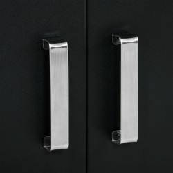 Kaasugrilli 3 pääpoltinta ja sivupoltin, ruostumaton teräs, 110 x 50 x 100 cm, musta