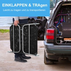 Taitettava puutarhatuoli lepotuoli teräsrunko verkkokangas max 120 kg musta