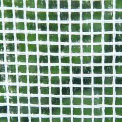 Kasvitunneli parvekkeelle ja puutarhaan, teräsrunko ja PE-verkkokangas, 270 x 90 x 90 cm, valkoinen