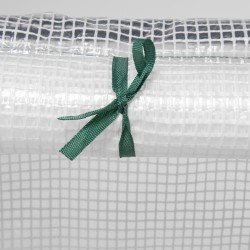 Kasviteltta taimikasvatukseen, teräsrunko ja PE-peite, 180 x 90 x 90 cm, valkoinen