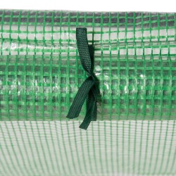 Kasviteltta parvekkeelle ja puutarhaan, teräsrunko ja PE-kangas, 180 x 90 x 90 cm, vihreä