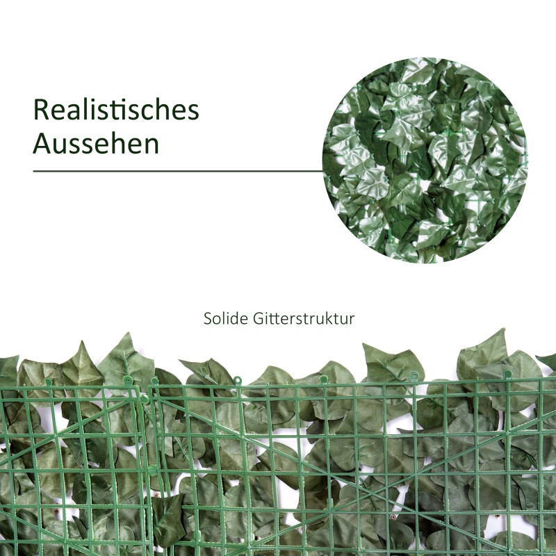 Tekolehtiseinä ja näkösuoja ulkokäyttöön, kangas ja PE, 300 x 150 cm, tummanvihreä