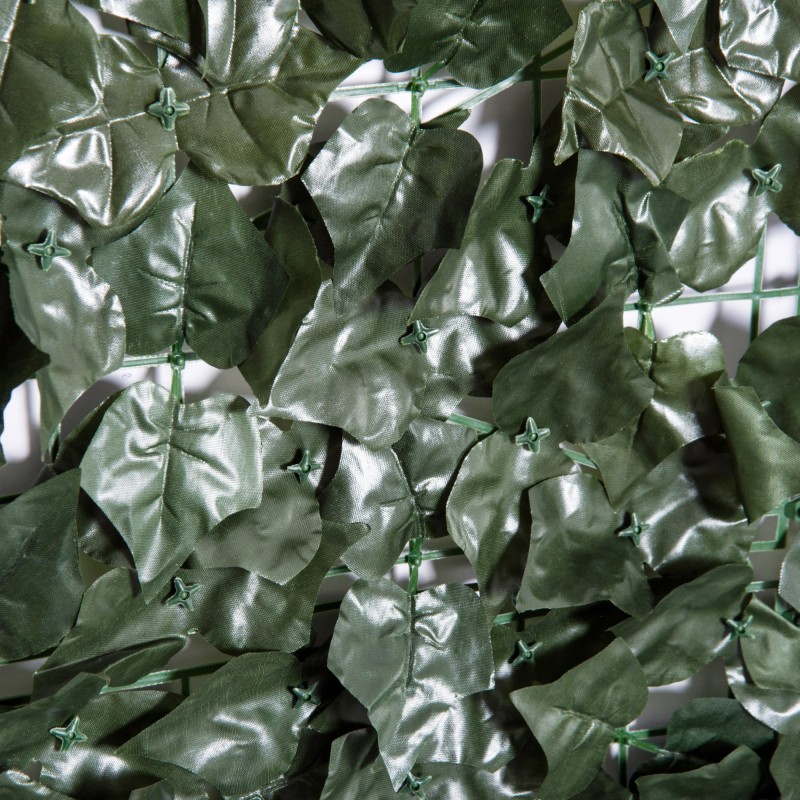 Tekolehtiseinä ja näkösuoja ulkokäyttöön, kangas ja PE, 300 x 150 cm, tummanvihreä