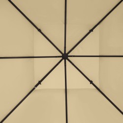 Puutarhakatos vaihtokate 3 x 4 m, polyesteri 180 g/m², vedenhylkivä, beige