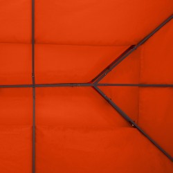 Vaihtokatto pihapaviljonkiin 3 x 4 m polyesteri kahvinruskea