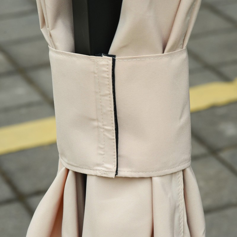 Paviljongin sivuseinät 3x4 m puutarhapaviljonkiin, 4 kpl, polyesteri, vedenpitävä, beige