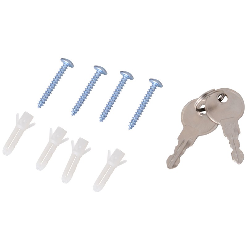 Lääkekaappi terästä lasiovella 4 hyllyä 30 x 12 x 60 cm punainen