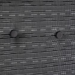 Puutarhakeinu 3-hengen, teräsrunko, säädettävä aurinkokatos, Texteline-harmaa, 200 x 120 x 170 cm