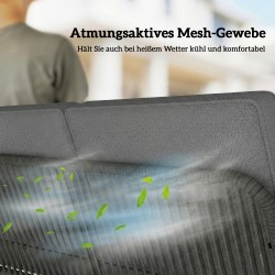 Puutarhakeinu 2 hengen rattan, teräsrunko A-malli, säädettävä aurinkokatos, tummanharmaa