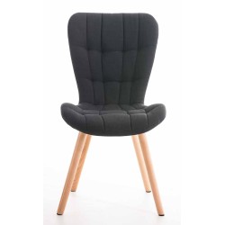 Elda ruokailutuolisetti 4 kpl pehmustettu puinen runko moderni