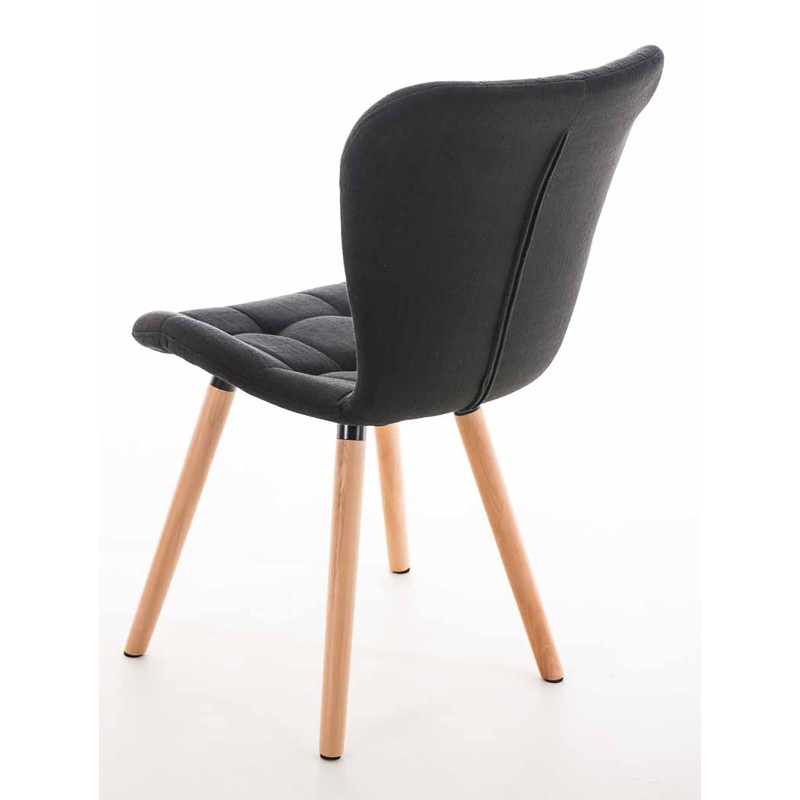 Elda ruokailutuolisetti 4 kpl pehmustettu puinen runko moderni