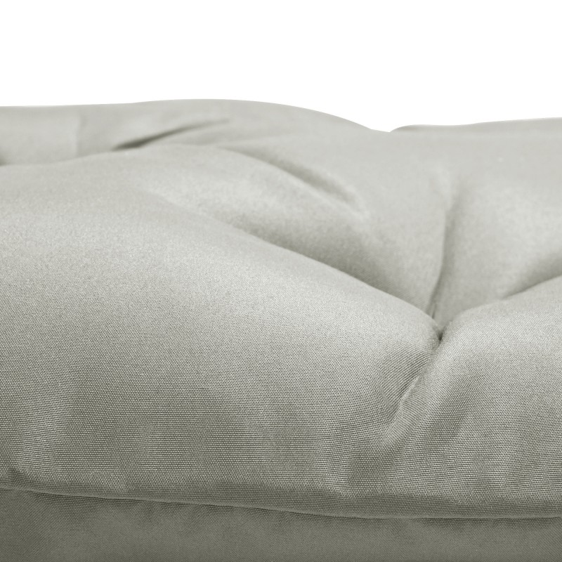 2 kpl istuinpehmusteita tuoleihin, polyesteri, 98 x 50 x 8 cm, vaaleanharmaa