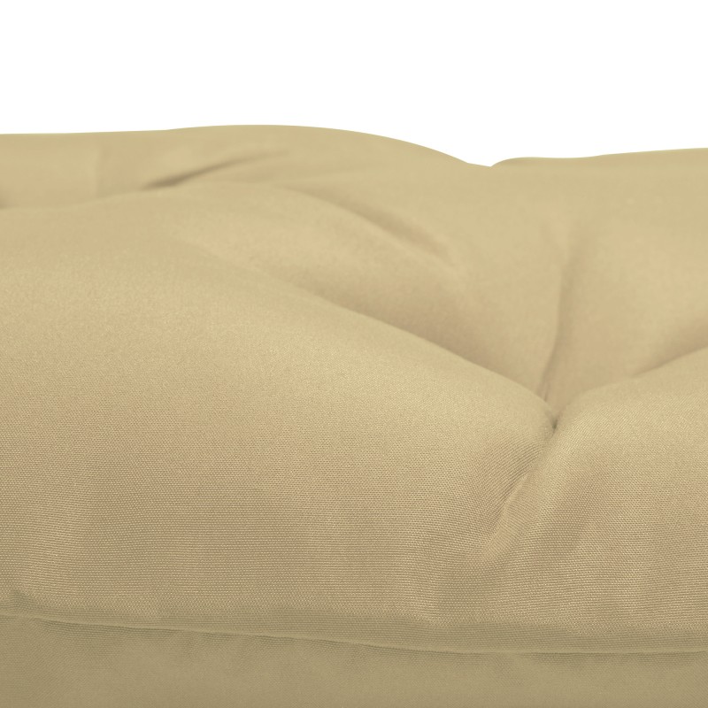 Istuinpehmusteet tuoleihin, polyesteri 98 x 50 x 8 cm, 2 kpl, khaki