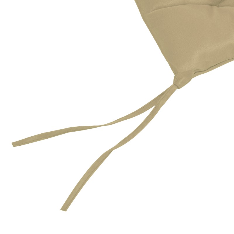 Istuinpehmusteet tuoleihin, polyesteri 98 x 50 x 8 cm, 2 kpl, khaki